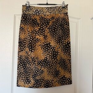 Roberto Cavalli Deer Print Skirt